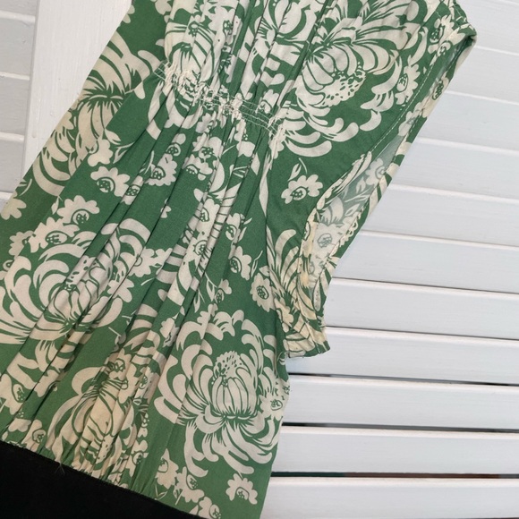 Trashy Diva green mums pinup rockabilly dress size 2 - Picture 3 of 8